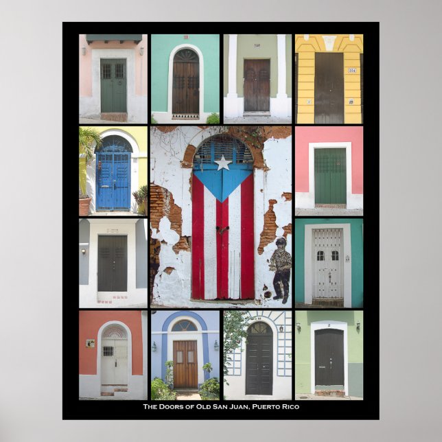 Affiche Portes du Vieux San Juan 2 (Devant)