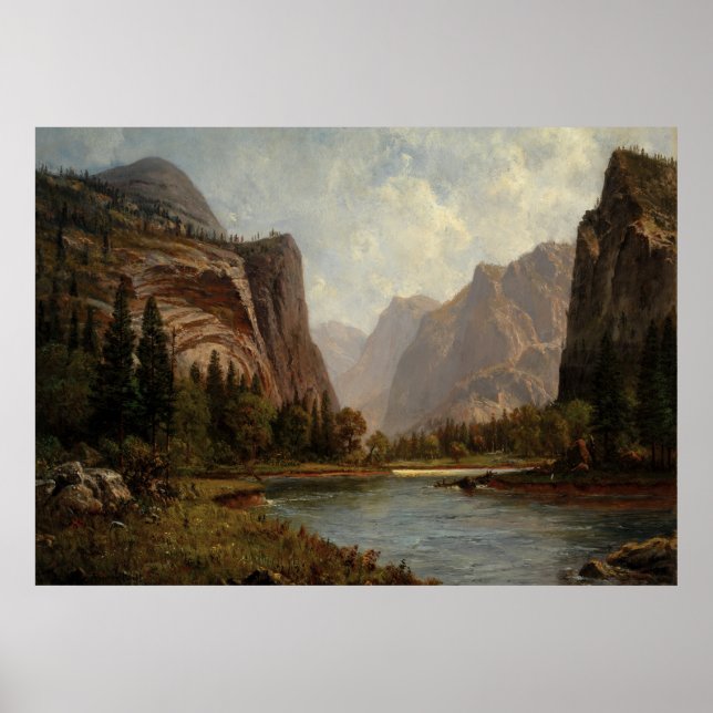 Affiche Portes du Yosemite - Albert Bierstadt (Devant)