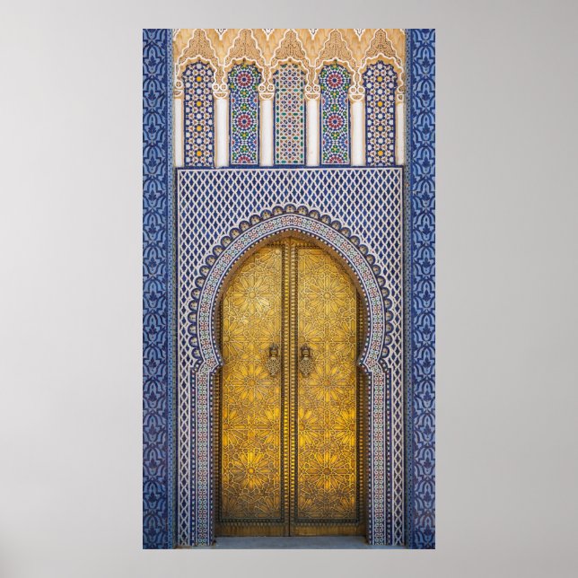 Affiche Portes Ornées Du Palais Du Roi (Devant)