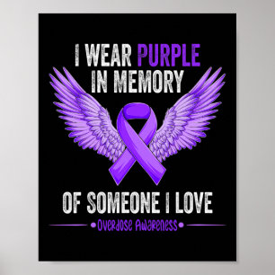Affiche Portez du violet en mémoire de quelqu'un que j'aim