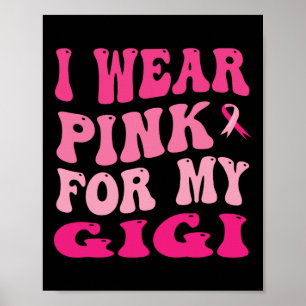 Affiche Portez Le Rose Pour Ma Sensibilisation Au Cancer D
