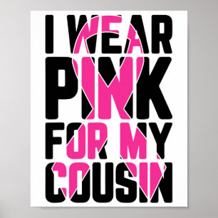 Affiche Portez Le Rose Pour Mon Cousin Sensibilisation Au