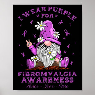Affiche Portez Le Violet Pour Le Guerrier De La Journée De