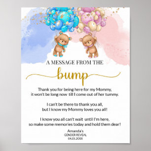 Affiche Portez-lui un message de l'affiche de la bosse