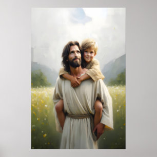 Affiche Portez-Moi Jésus et Enfant Jésus et Enfants Chréti