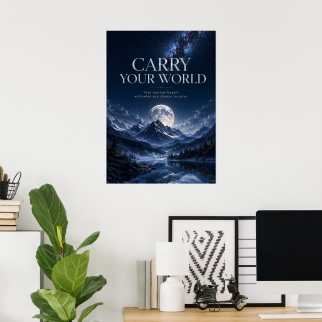 Affiche Portez Votre Monde (Bureau à domicile)