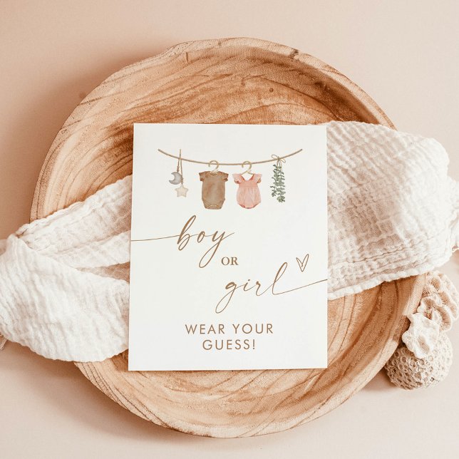 Affiche Portez votre panneau de jeu, Lui ou Elle Révélatio (Créateur téléchargé)