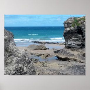 Affiche Porth Beach Newquay Cornwall Photographie