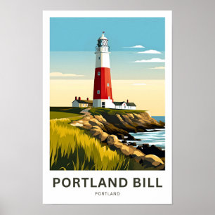 Affiche Portland Bill Portland Travel Print
