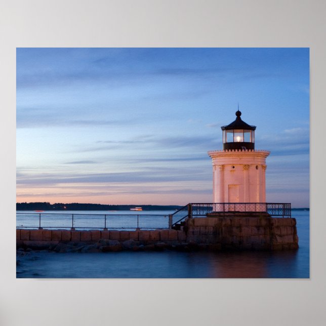 Affiche Portland Breakwater Light (Bug Light) 11x14 Imprim (Devant)