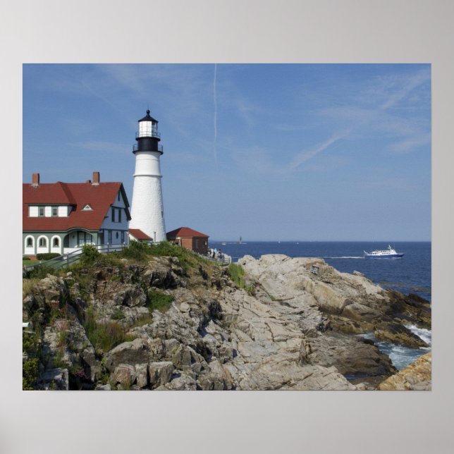 Affiche Portland Head Light, Cape Elizabeth, Maine, (Devant)
