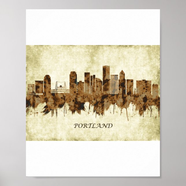 Affiche Portland Oregon (Devant)