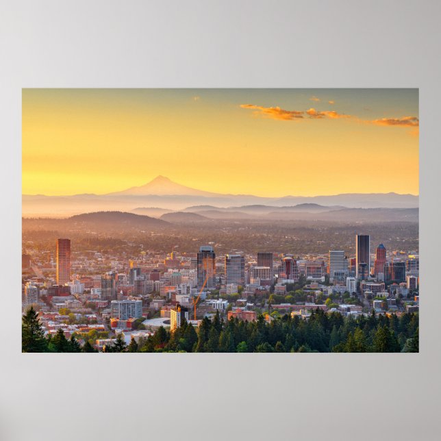 Affiche Portland, Oregon, États-Unis (Devant)