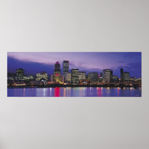 Affiche Portland Skyline