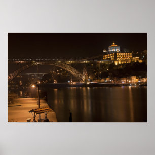 Affiche Porto par l'affiche de nuit