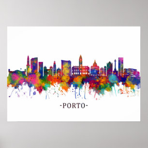 Affiche Porto Portugal Skyline