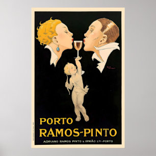 Affiche Porto Ramos-Pinto Rene Vincent Liqueur Vintage