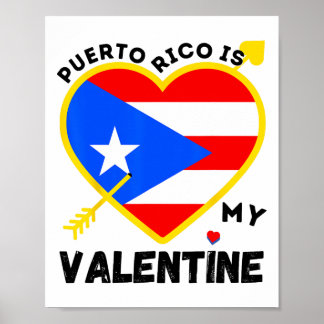 Affiche Porto Rico est ma Saint Valentin Puerto