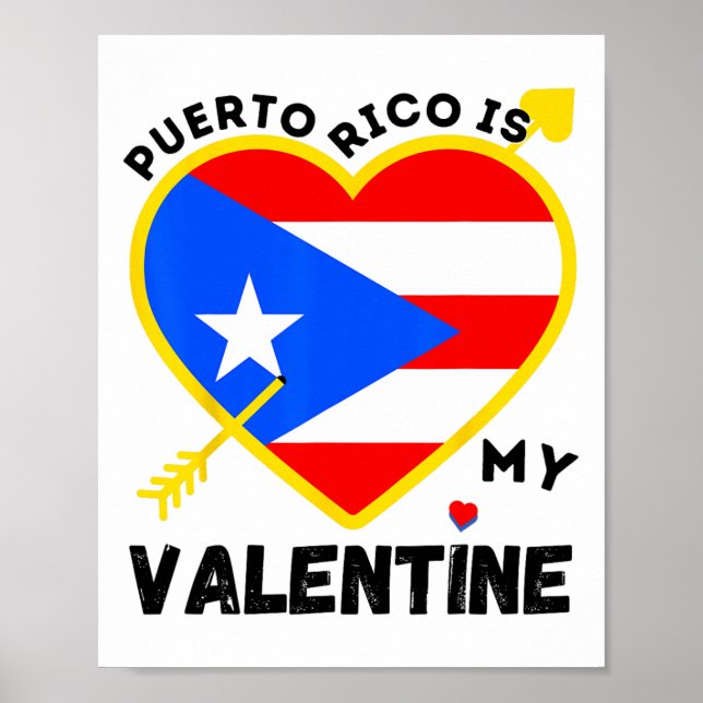 Affiche Porto Rico est ma Saint Valentin Puerto (Devant)