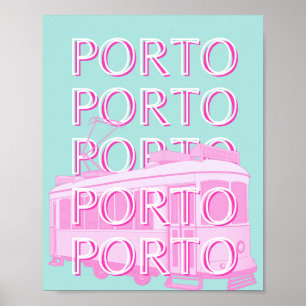 Affiche Porto Travel Art, Portugal Travel Art