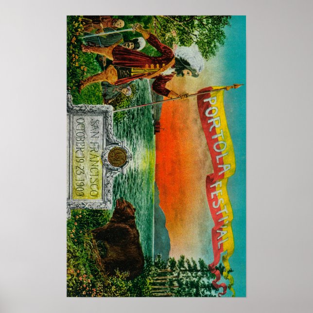 Affiche Portola Festival Publicité (explorateur) (Devant)