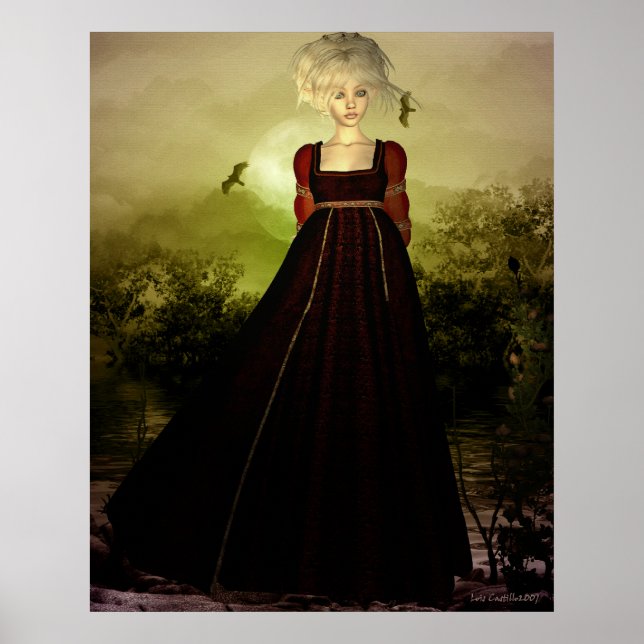 Affiche Portrait au coucher du soleil (Devant)