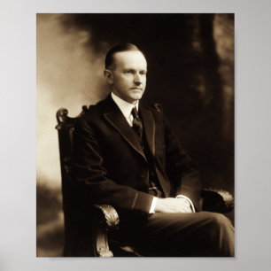 Affiche Portrait Calvin Coolidge