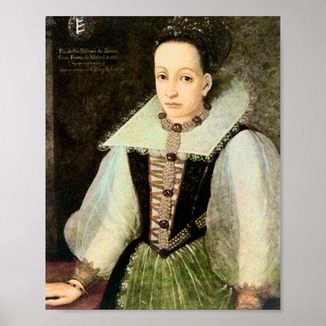 Affiche Portrait Comtesse Elizabeth Bathory (Devant)