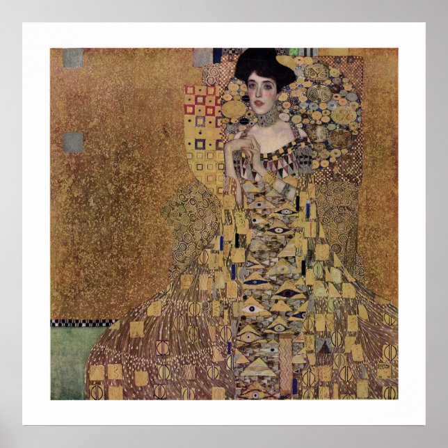 Affiche Portrait d'Adele Bloch-Bauer I (Devant)