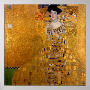 Affiche Portrait d'Adele Bloch-Bauer I par Gustav Klimt