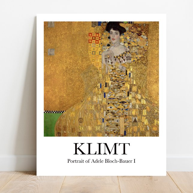 Affiche Portrait d'Adele Bloch-Bauer I par Gustav Klimt (Golden Lady: Klimt's Adele. Luxe art poster)