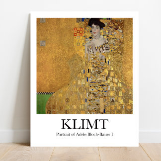 Affiche Portrait d'Adele Bloch-Bauer I par Gustav Klimt