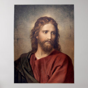 Affiche Portrait d'affiche de Jésus