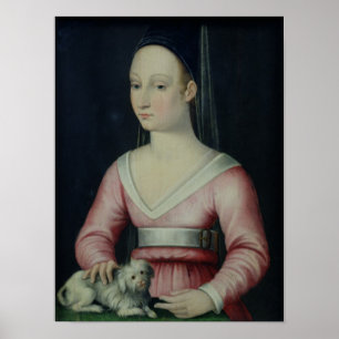 Affiche Portrait d'Agnes Sorel