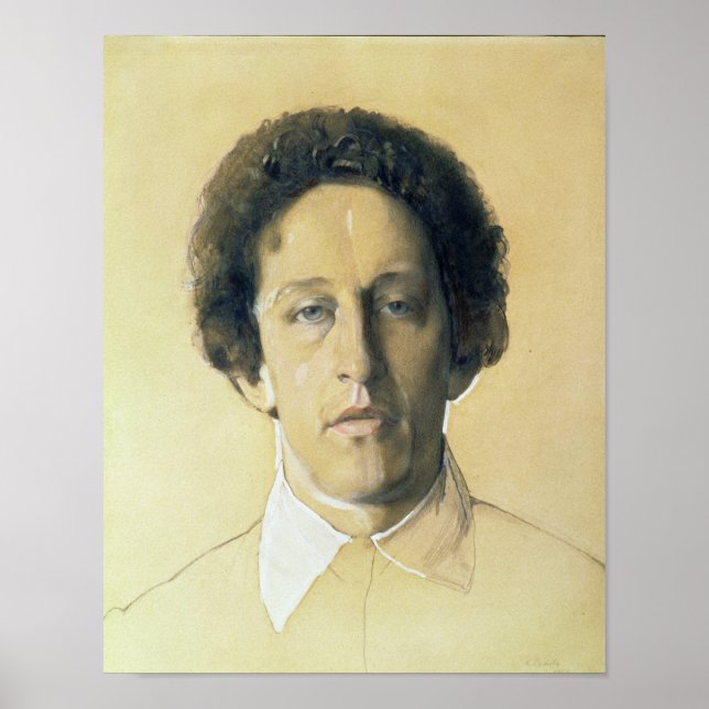 Affiche Portrait d'Alexandre Aleksandrovitch Blok, 1907 (Devant)