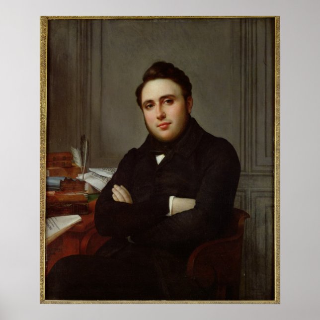 Affiche Portrait d'Alexandre Auguste Ledru-Rollin (Devant)