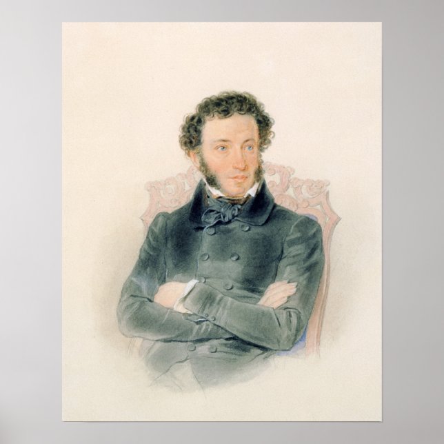 Affiche Portrait d'Alexandre Pouchkine 1836 (Devant)