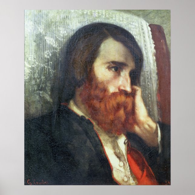 Affiche Portrait d'Alfred Bruyas (Devant)