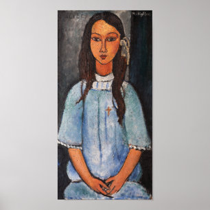 Affiche Portrait d'Alice, Modigliani