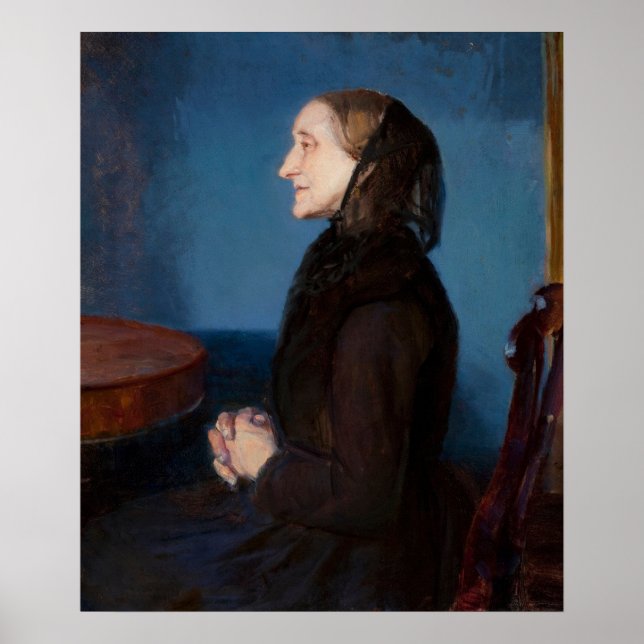 Affiche Portrait d'Ane Hedvig Brøndum (Devant)