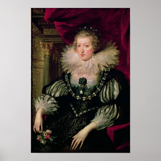 Affiche Portrait d'Anne d'Autriche Infante d'Espagne (Devant)