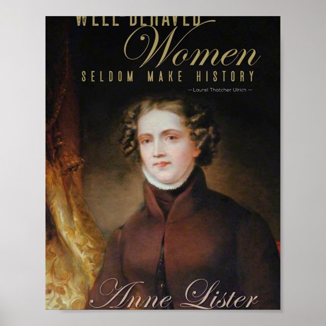 Affiche Portrait d'Anne Lister Gentleman Jack (Devant)