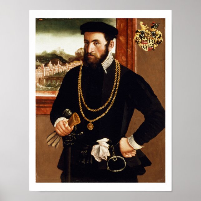 Affiche Portrait d'Anton Rummel von Liechtenstein (Devant)