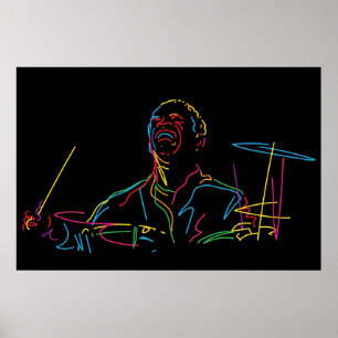 Affiche Portrait d'Art Blakey
