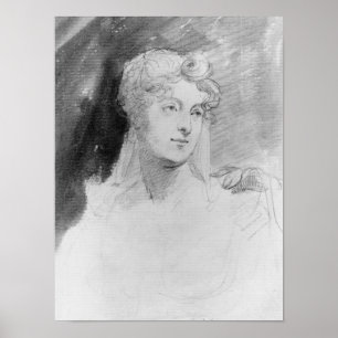 Affiche Portrait d'Augusta Leigh