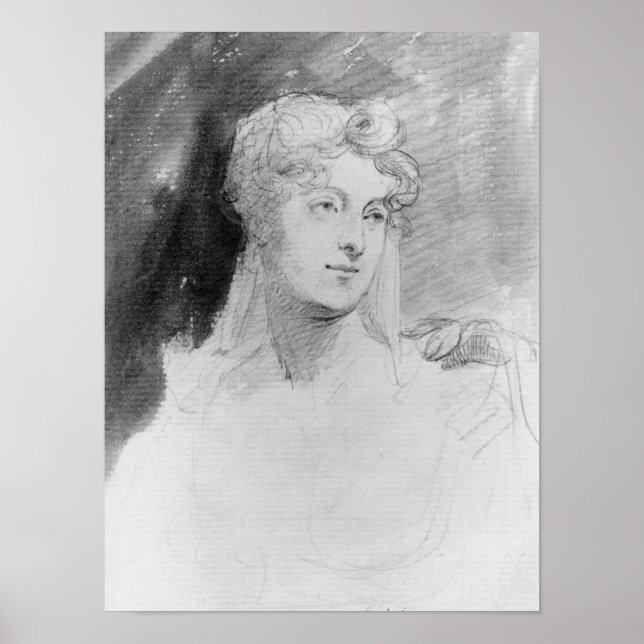 Affiche Portrait d'Augusta Leigh (Devant)