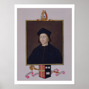 Affiche Portrait de 1474-1559) évêques o de Cuthbert