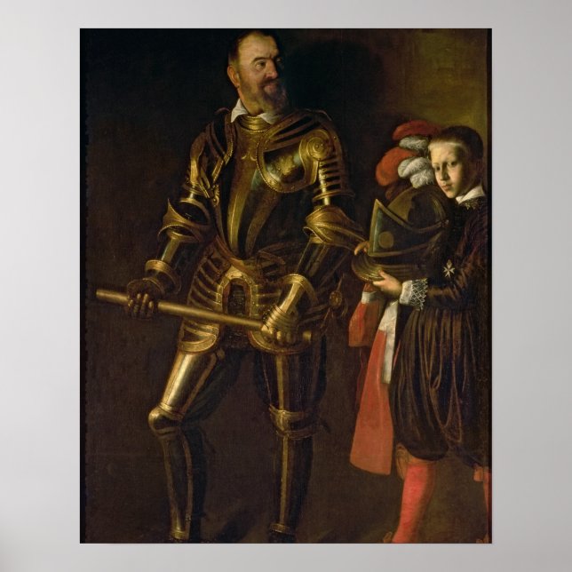 Affiche Portrait de Alof de Wignacourt, Grand Maître de (Devant)