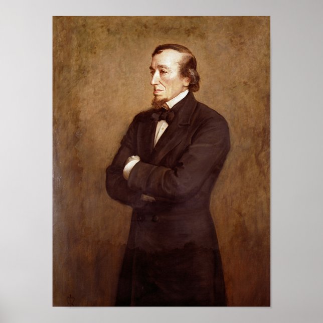 Affiche Portrait de Benjamin Disraeli (Devant)