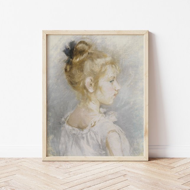 Affiche Portrait de Blanche Pontillon | Berthe Morisot (Créateur téléchargé)